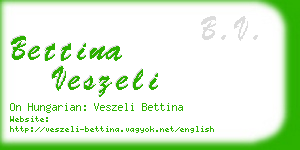 bettina veszeli business card